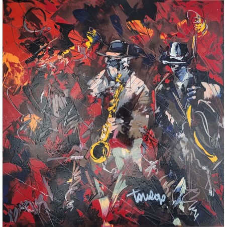 Francesco Toraldo Serigrafia " Jazz Session "