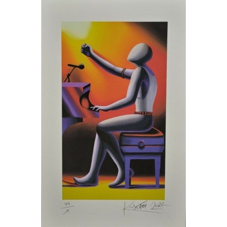 Mark Kostabi  Fine Art  Giclèe " " Breaking Free " Freddie Mercury "