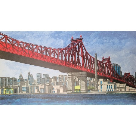 Caputo  Tonino serigrafia  Queensbooro Bridge