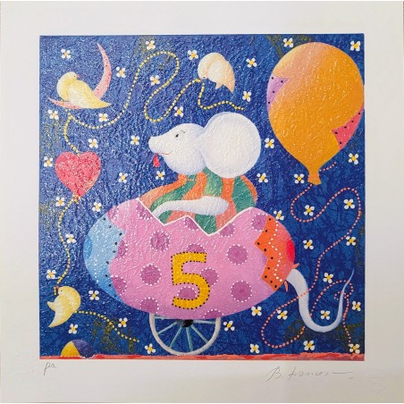 Beppe Francesconi serigrafia  La velocità