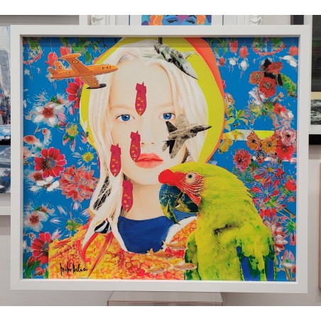 Pietro Delasco  acrilico e smalto su supporto rigido  " Eden "