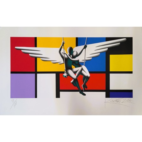 Mark Kostabi  Serigrafia  Timeless Moment