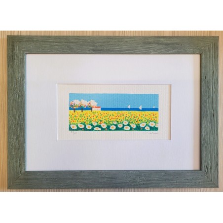 Mimmo Sciarrano  Serigrafia  Margherite