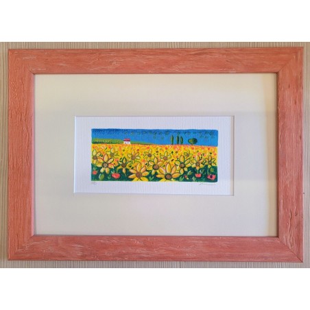 Mimmo Sciarrano  Serigrafia  Girasoli