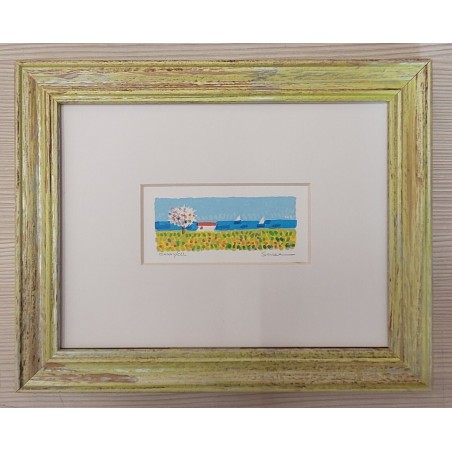 Mimmo Sciarrano  Serigrafia Paesaggio