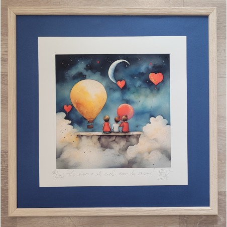 Gloria Lee Fine Art Print Prendiamo il cielo con le mani