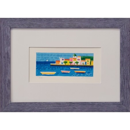 Mimmo Sciarrano  Serigrafia  Marina