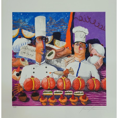 Pino  Procopio Serigrafia  I pasticcieri