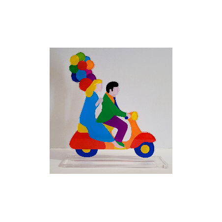 Marco Lodola Serigrafia con supporto in plexiglass   Feeling