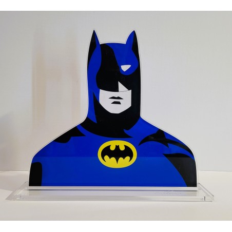Marco Lodola Serigrafia con supporto in plexiglass Dark knight