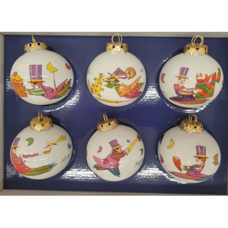 Francesco Musante  Sfere Natale confezioni 6 pezzi