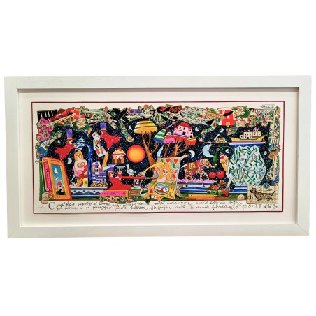 Musante Serigrafia Corro felice incontro...