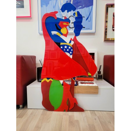 Marco Lodola Marco Lodola Serigrafia Big (PVC) da parete Heroes in love
