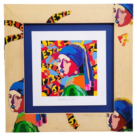 Ugo Nespolo Serigrafia   Vedo Vermeer