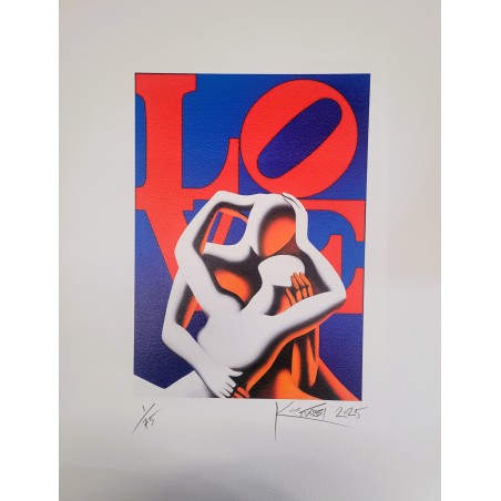 Mark Kostabi  Serigrafia UV Love Letters