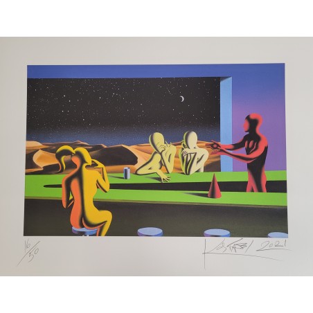 Mark Kostabi  Fine Art  Giclèe  Window to beyond