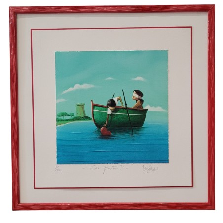 Diego Santini  Giclèe art print Sei pronta?!