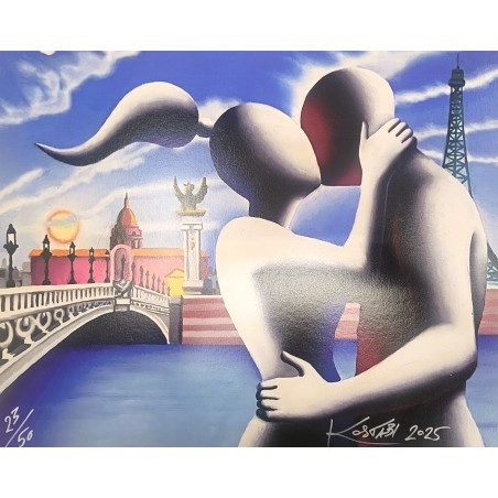 Mark Kostabi  Fine art su cartoncino rigido  Moment of Magic