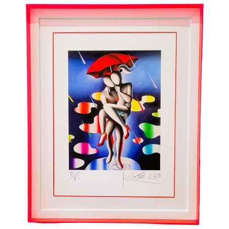 Mark Kostabi Grafica polimaterica  Passion In The Rain