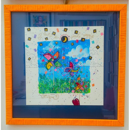 Andrea Agostini Serigrafia " Ottobre "