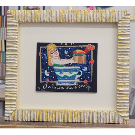 Francesco Musante serigrafia polimaterica Delicatessen