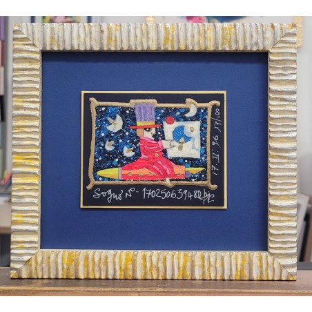 Francesco Musante serigrafia polimaterica  Sogno N.1702506....