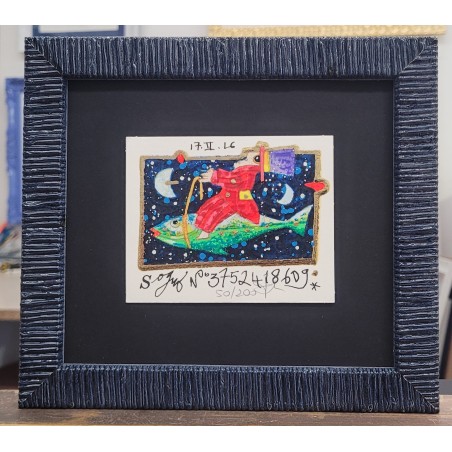 Francesco Musante serigrafia polimaterica N.3752....