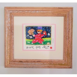 Francesco Musante  Serigrafia polimaterica Fiori per te