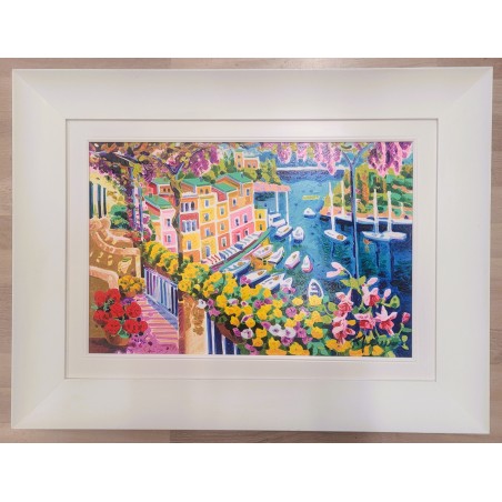 Athos Faccincani  Serigrafia  Ammirando Portofino