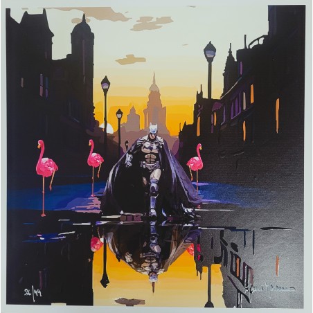 Gianni Moramarco Grafica polimaterica UV Riflesso nella notte