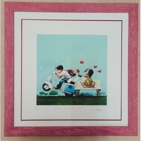 Diego Santini  Giclèe art print  50 Amore a prima vista