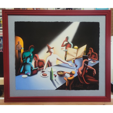 Mark Kostabi Fine Art Giclèe a foglio pieno " New Religion "  2021