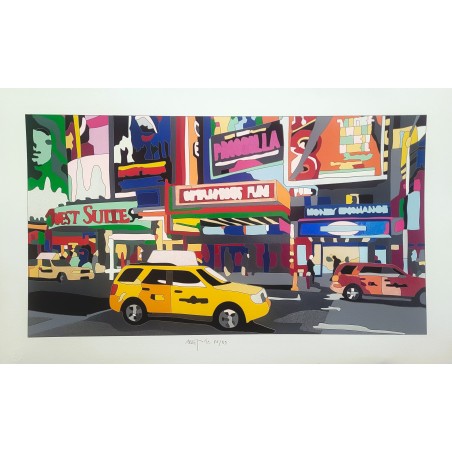 Ugo Nespolo Serigrafia Ugo Nespolo Serigrafia New York Avenue