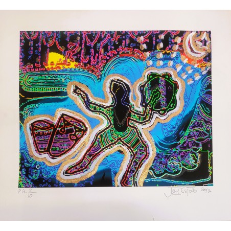 Tony Esposito  Fine Art  Giclée  ritoccate e interventi in oro  Summer Dance-Night