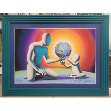 Mark Kostabi Fine Art Giclèe a foglio pieno    The Gift