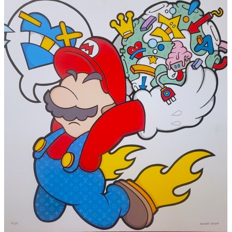 Aleandro Roncarà  Serigrafia Fashion Mario