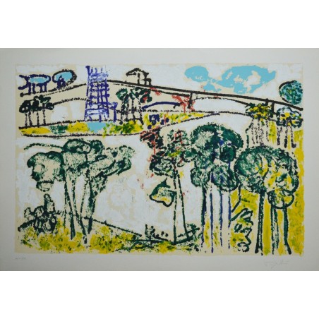 Antonio Vangelli - Serigrafia materica