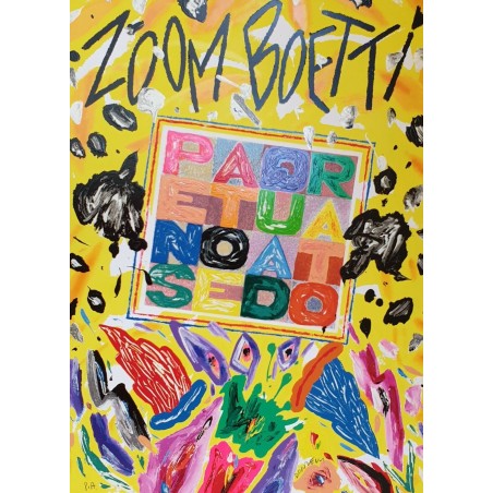 Bruno Donzelli Serigrafia  Zoom Boetti