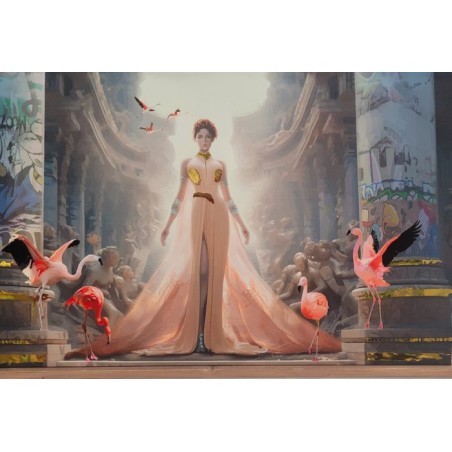 La Rouge Fine Art Print  Retouchè  " The Sunrender  "